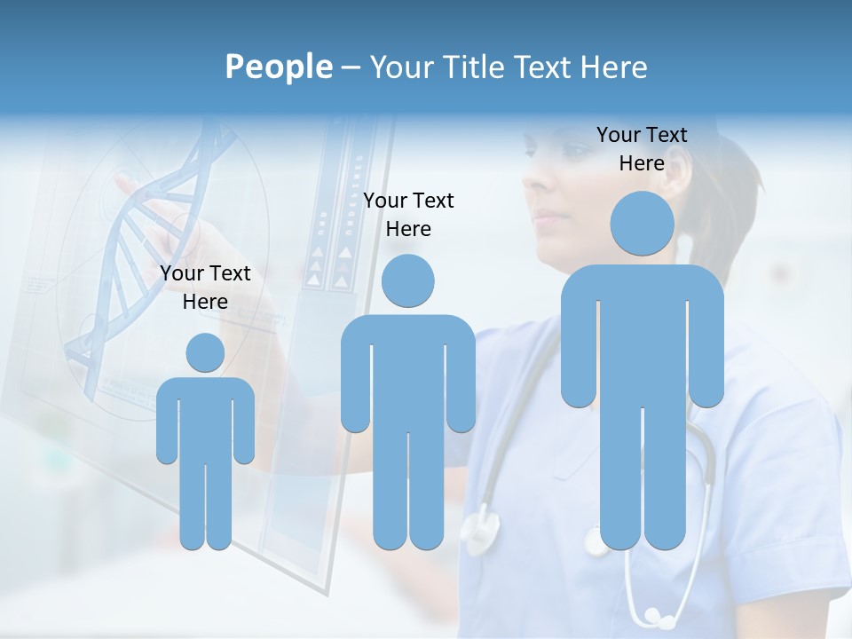 Screen Illustration Medical PowerPoint Template