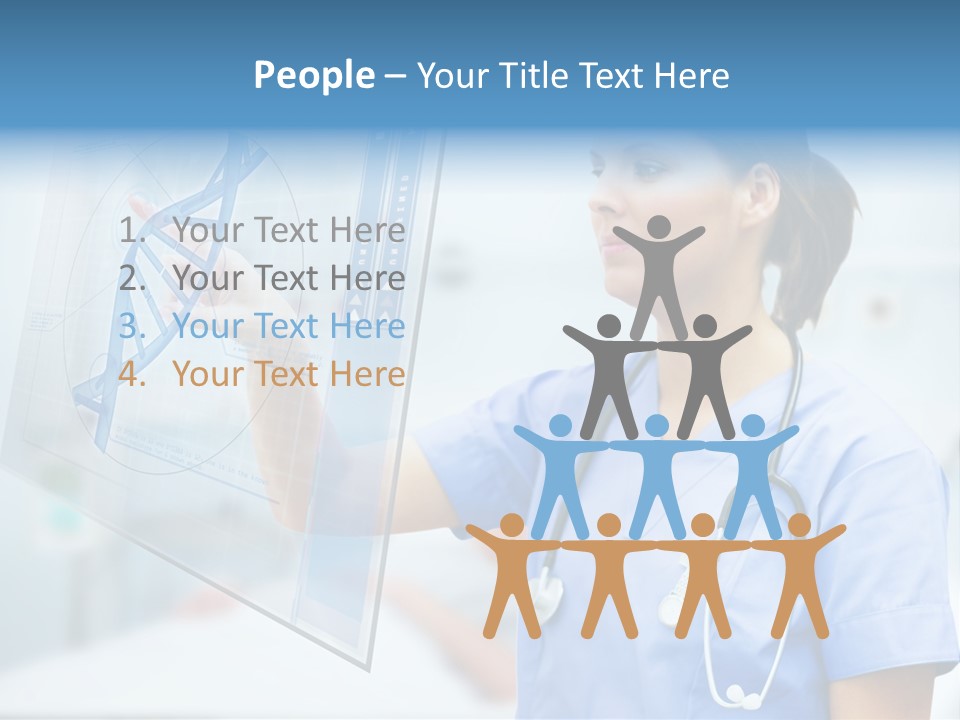 Screen Illustration Medical PowerPoint Template