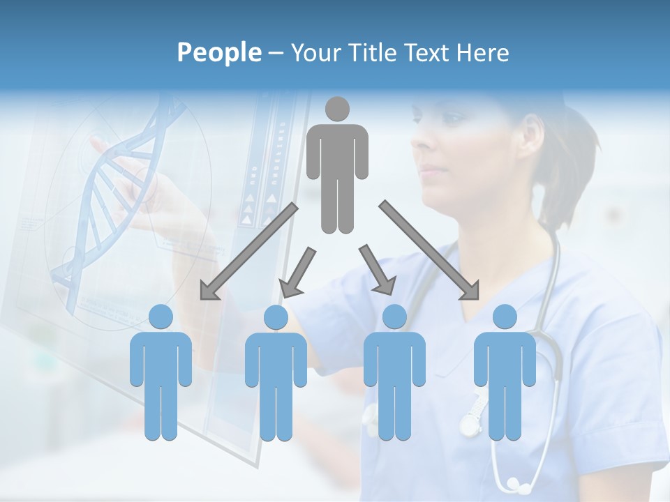 Screen Illustration Medical PowerPoint Template