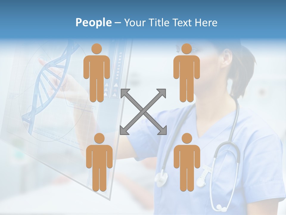 Screen Illustration Medical PowerPoint Template