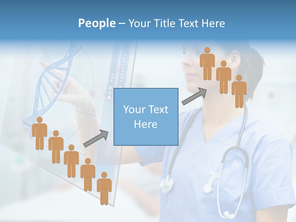 Screen Illustration Medical PowerPoint Template