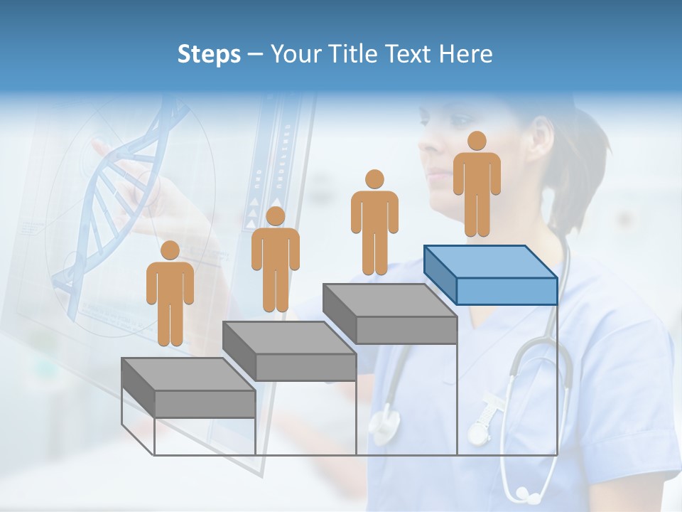 Screen Illustration Medical PowerPoint Template
