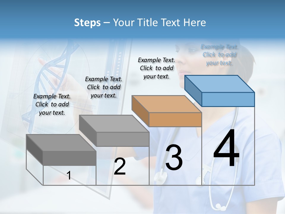 Screen Illustration Medical PowerPoint Template