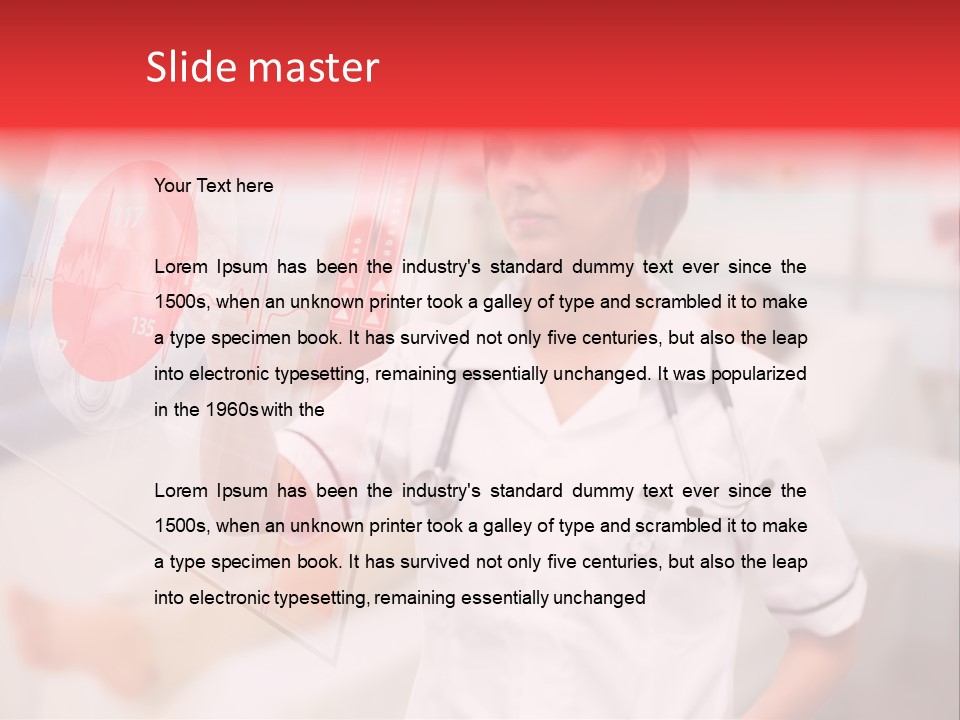 Patient Caucasian Healing PowerPoint Template