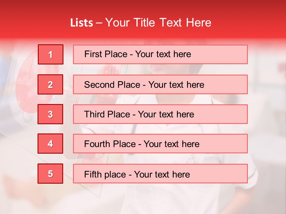Patient Caucasian Healing PowerPoint Template