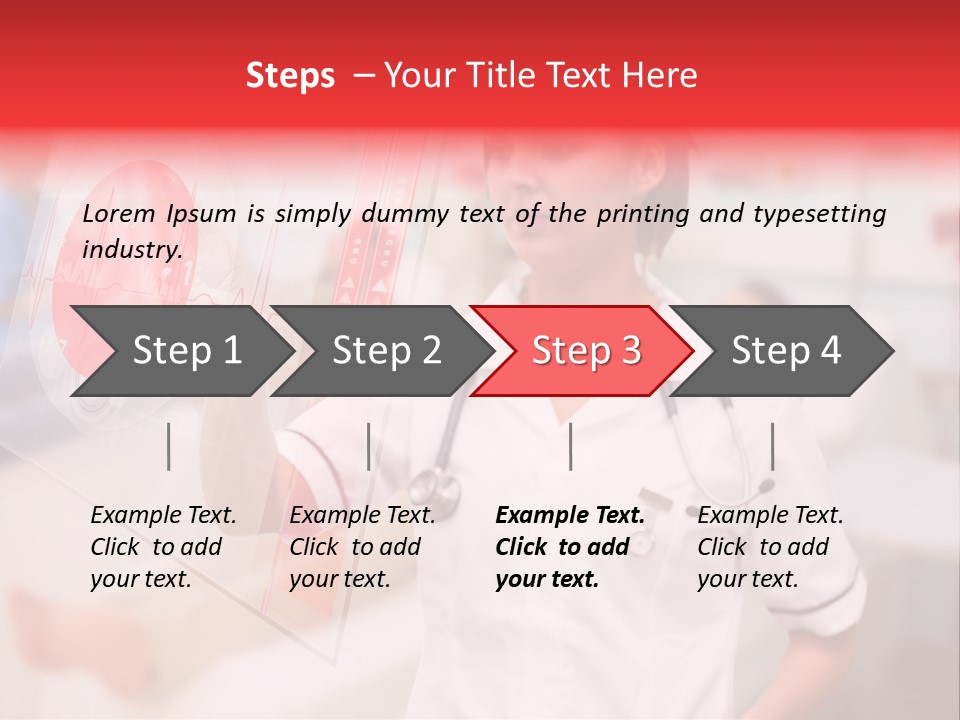 Patient Caucasian Healing PowerPoint Template