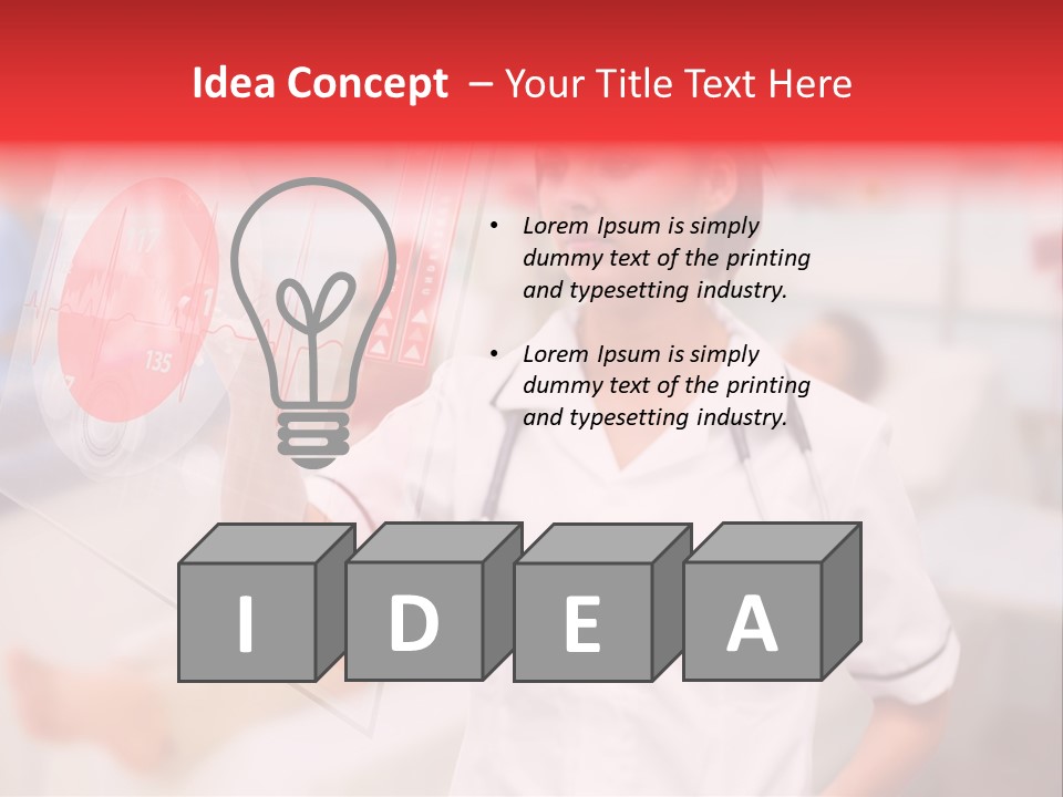 Patient Caucasian Healing PowerPoint Template