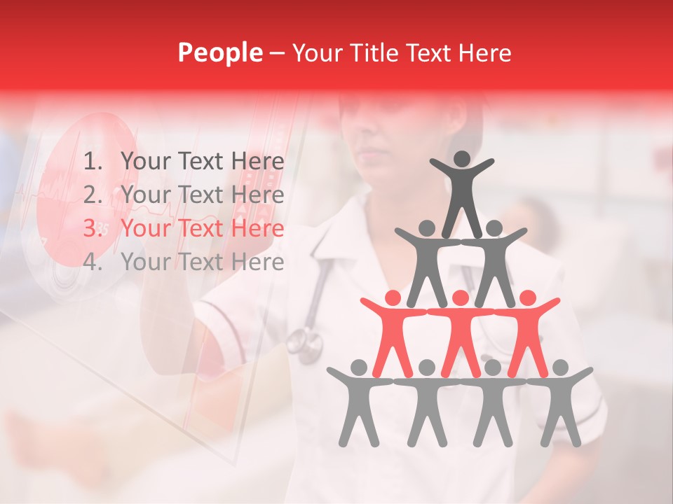 Patient Caucasian Healing PowerPoint Template