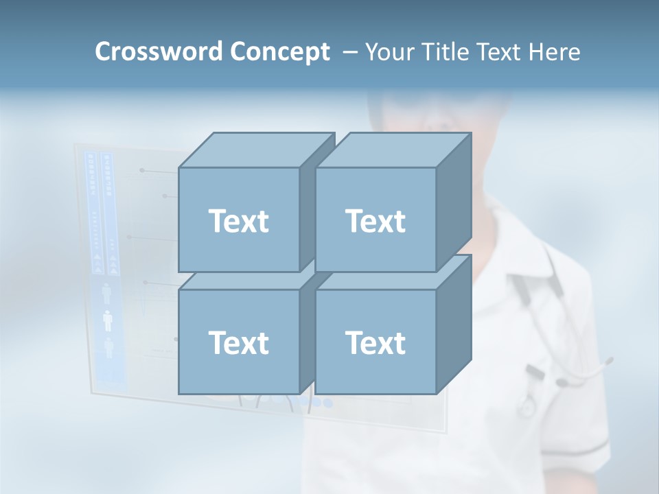 Medical Lab Female PowerPoint Template