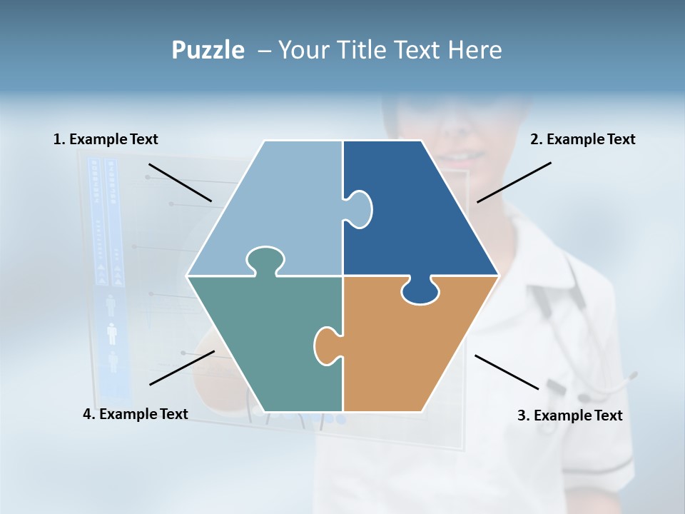 Medical Lab Female PowerPoint Template