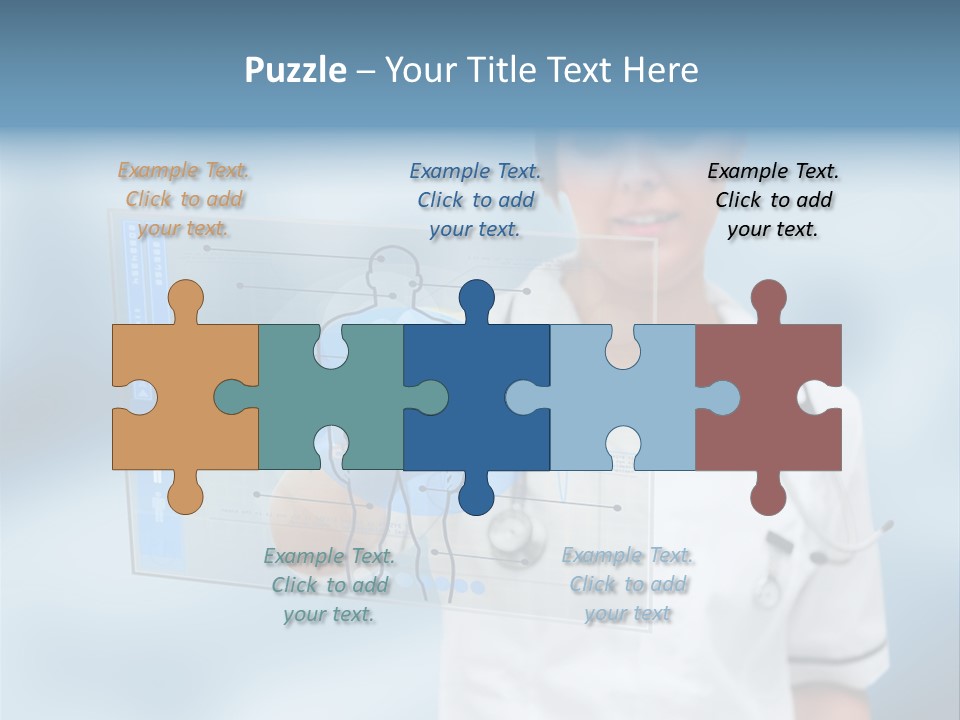 Medical Lab Female PowerPoint Template