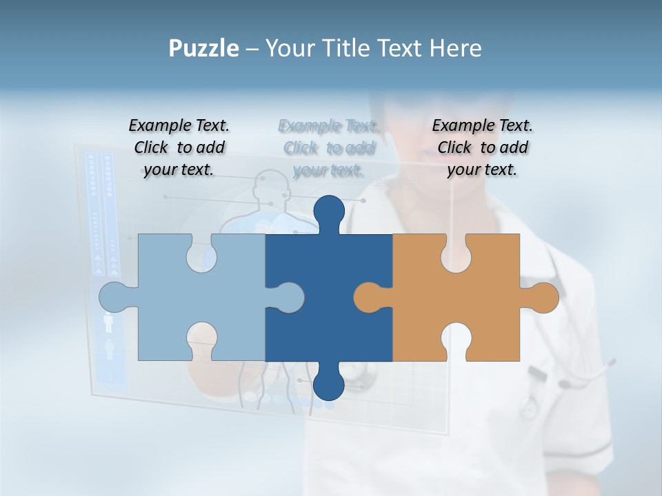 Medical Lab Female PowerPoint Template