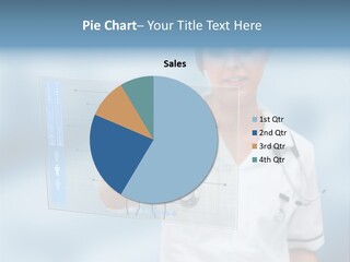 Medical Lab Female PowerPoint Template