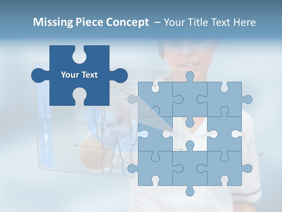 Medical Lab Female PowerPoint Template