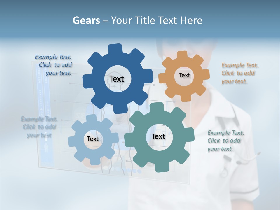 Medical Lab Female PowerPoint Template