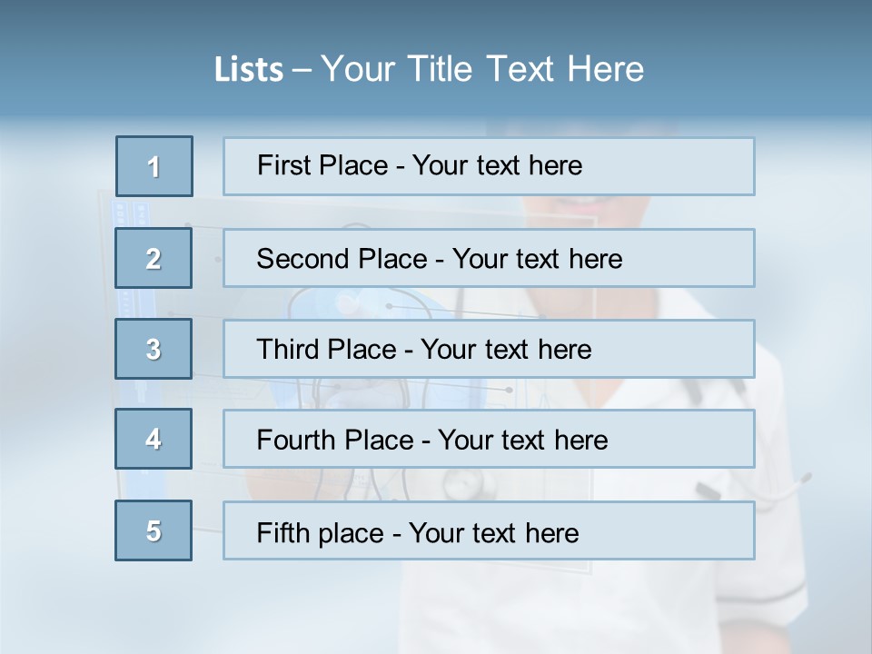 Medical Lab Female PowerPoint Template