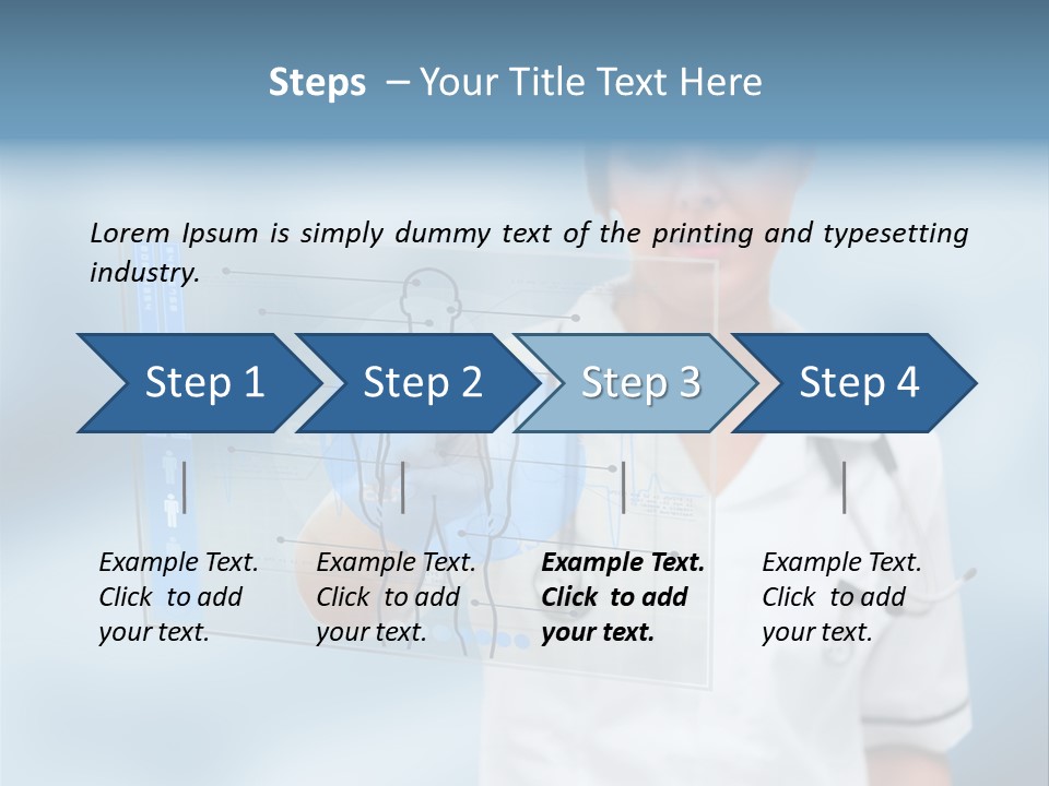 Medical Lab Female PowerPoint Template