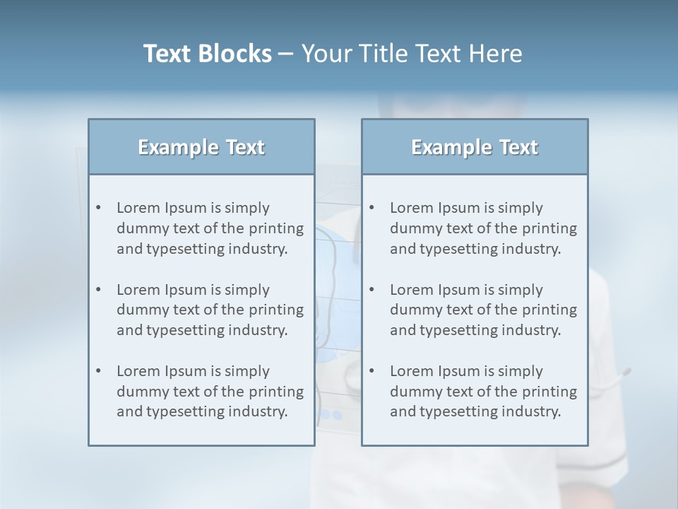 Medical Lab Female PowerPoint Template