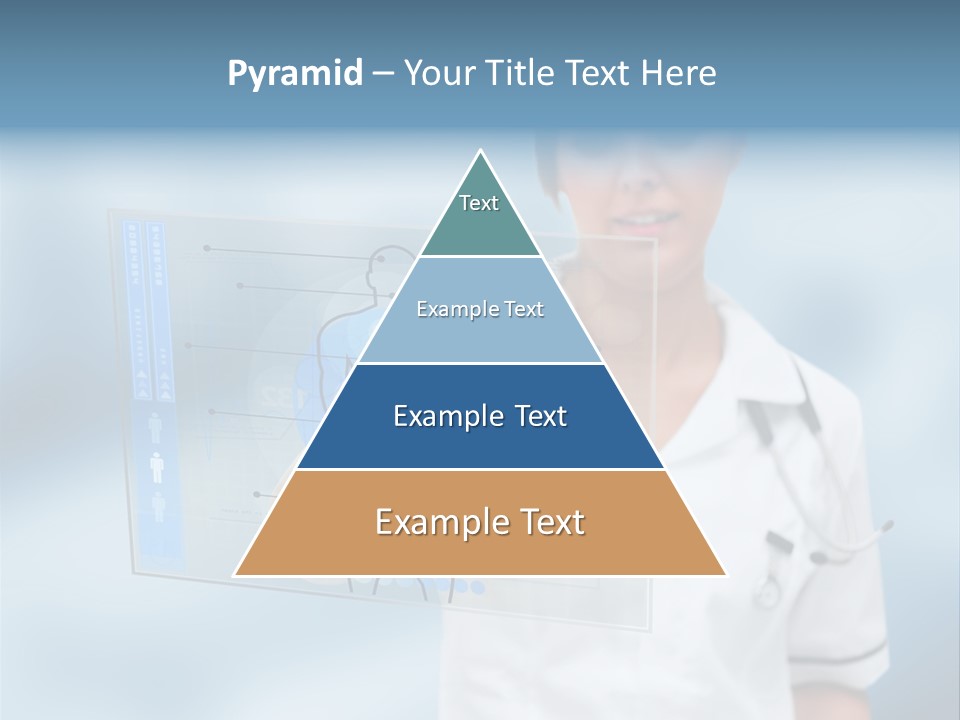 Medical Lab Female PowerPoint Template