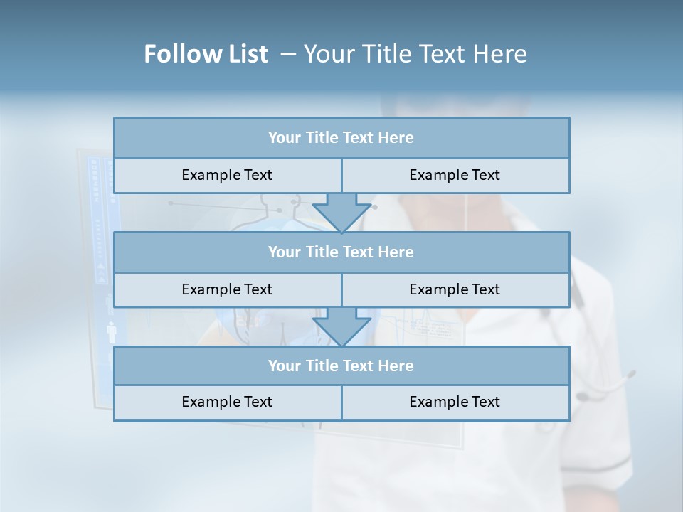 Medical Lab Female PowerPoint Template