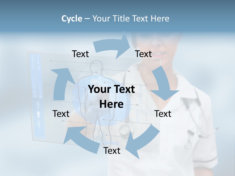 Medical Lab Female PowerPoint Template