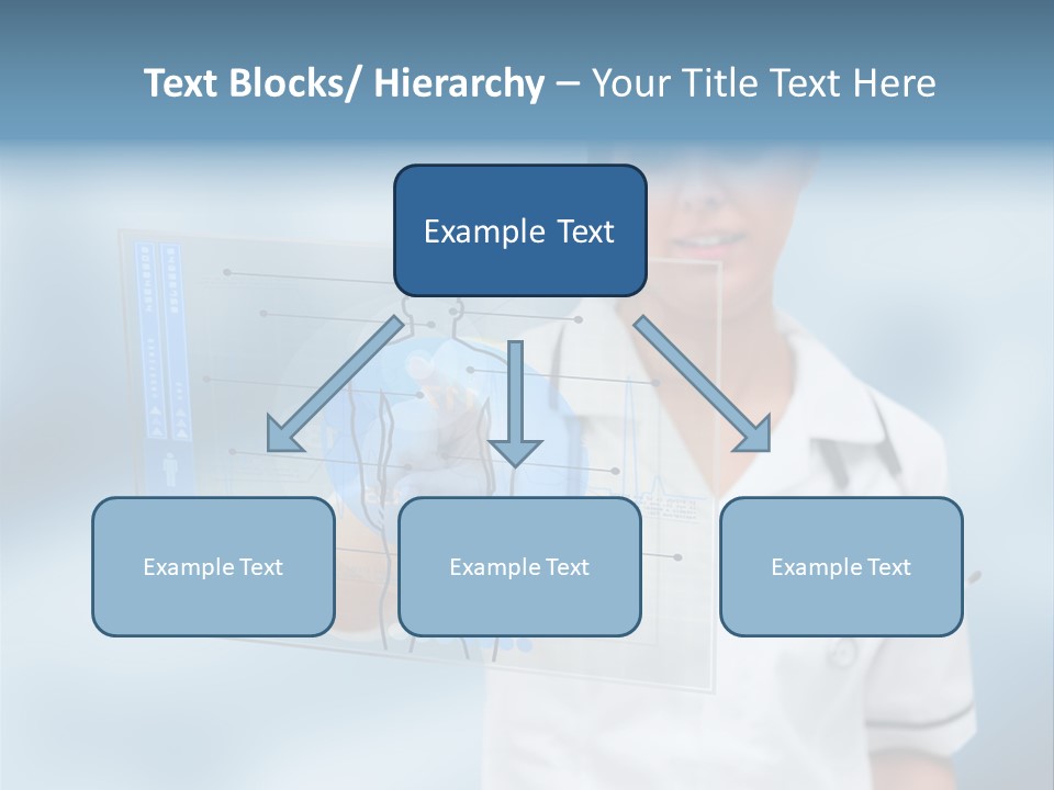 Medical Lab Female PowerPoint Template