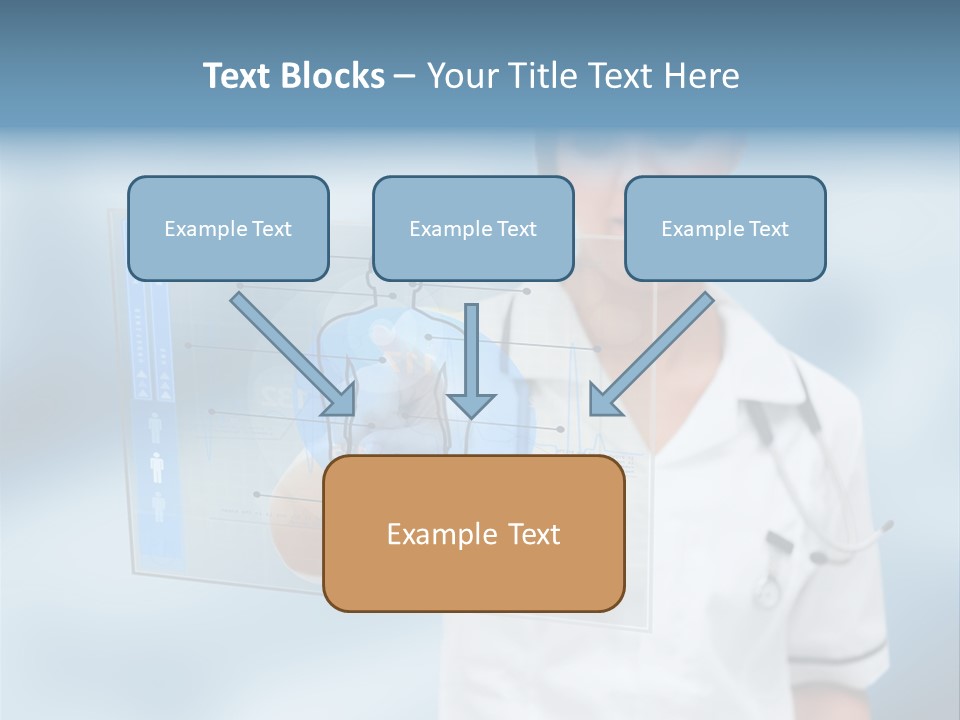 Medical Lab Female PowerPoint Template