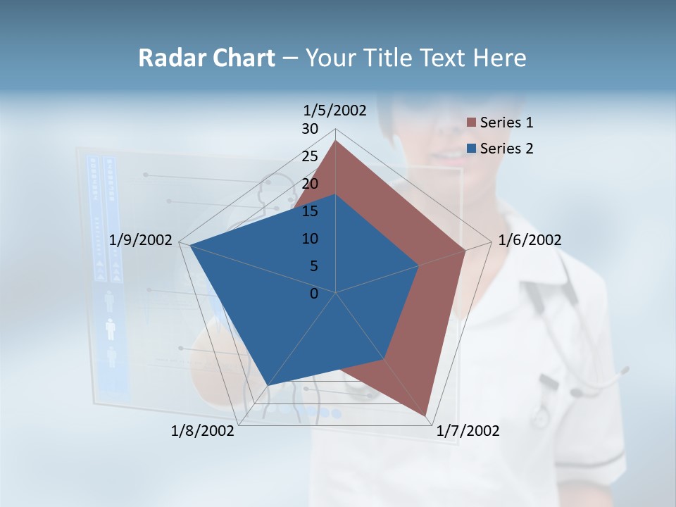 Medical Lab Female PowerPoint Template