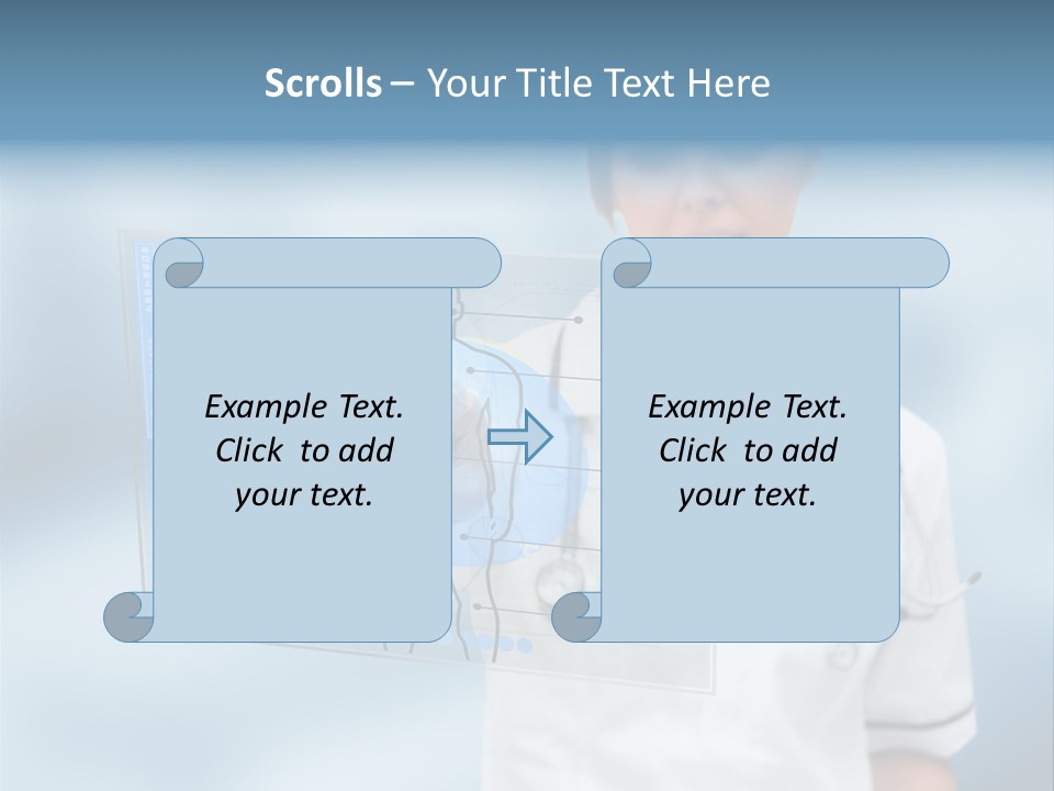 Medical Lab Female PowerPoint Template