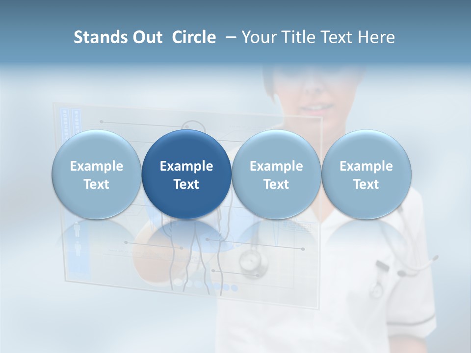 Medical Lab Female PowerPoint Template