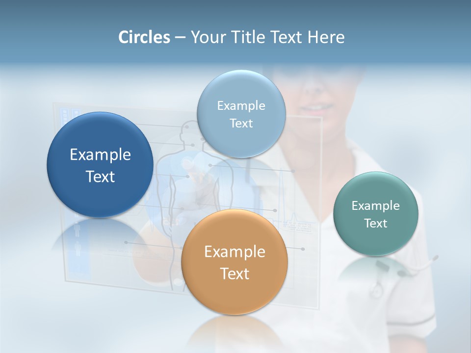 Medical Lab Female PowerPoint Template