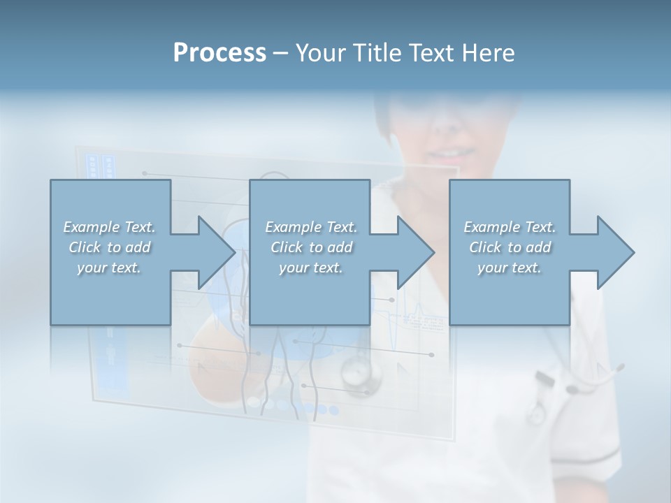 Medical Lab Female PowerPoint Template