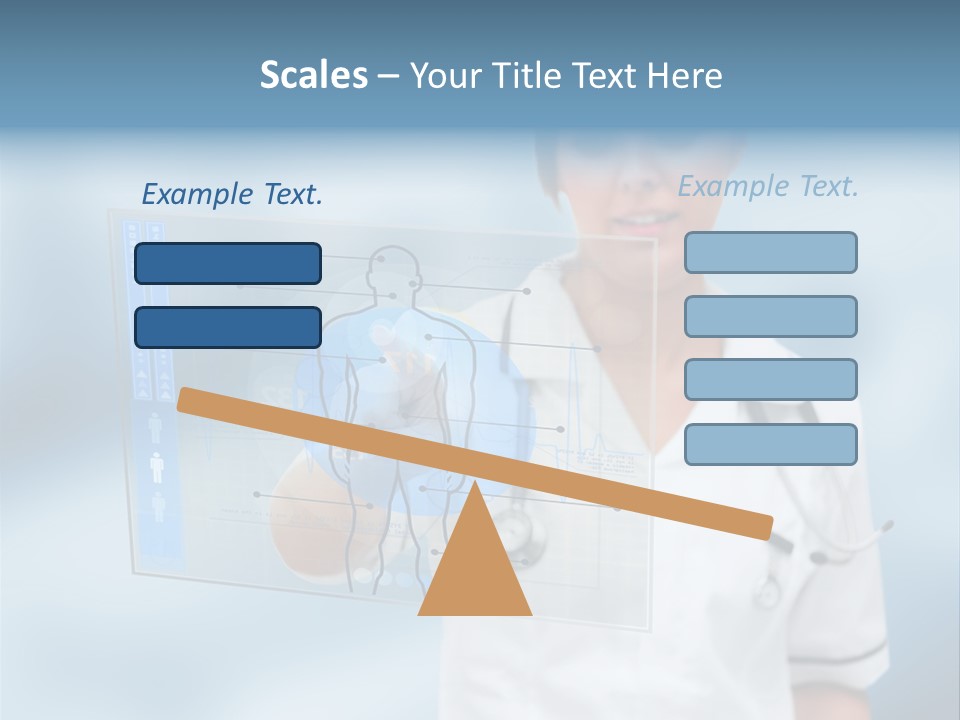 Medical Lab Female PowerPoint Template