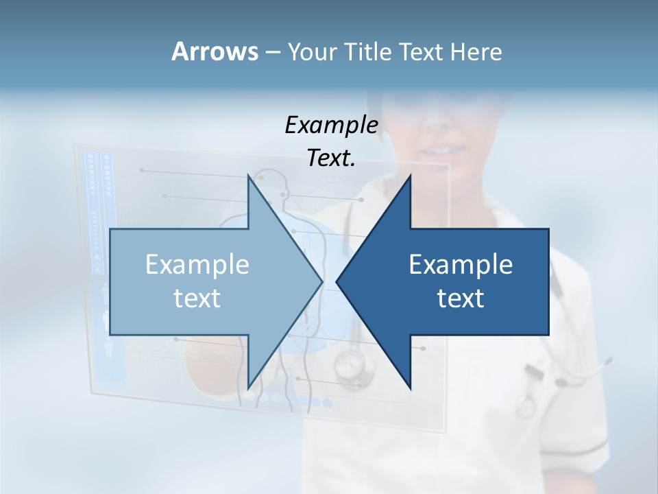 Medical Lab Female PowerPoint Template