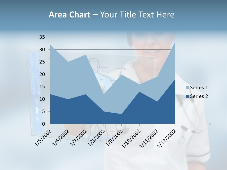 Medical Lab Female PowerPoint Template