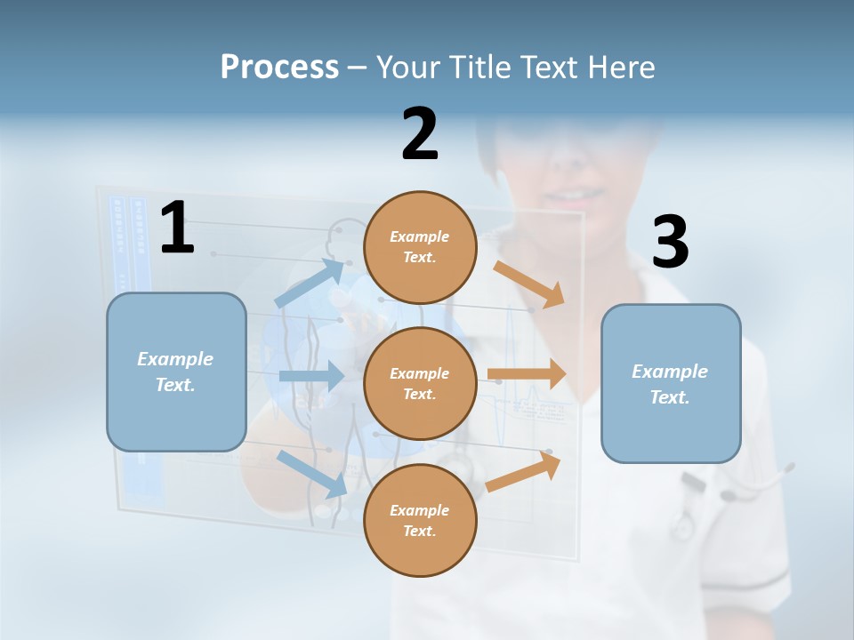 Medical Lab Female PowerPoint Template
