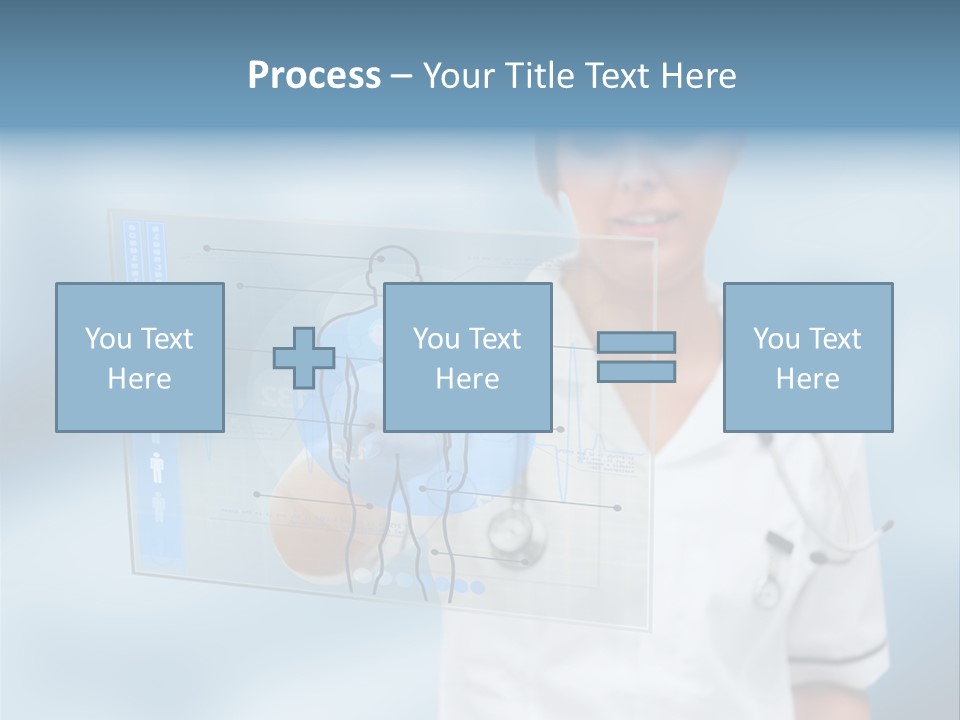 Medical Lab Female PowerPoint Template