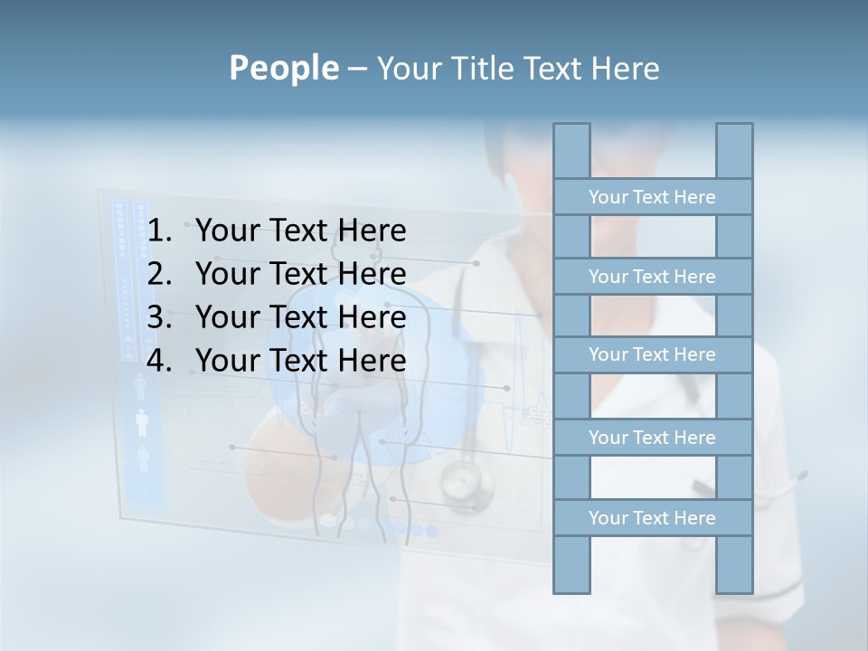 Medical Lab Female PowerPoint Template