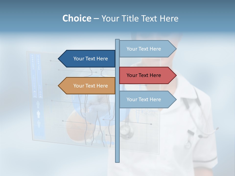 Medical Lab Female PowerPoint Template