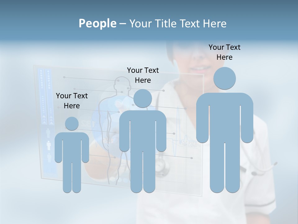 Medical Lab Female PowerPoint Template