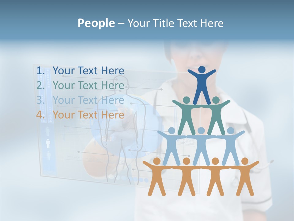 Medical Lab Female PowerPoint Template