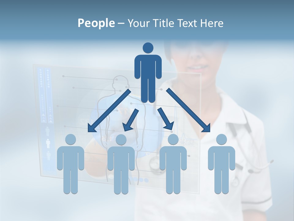 Medical Lab Female PowerPoint Template
