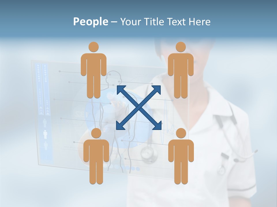 Medical Lab Female PowerPoint Template