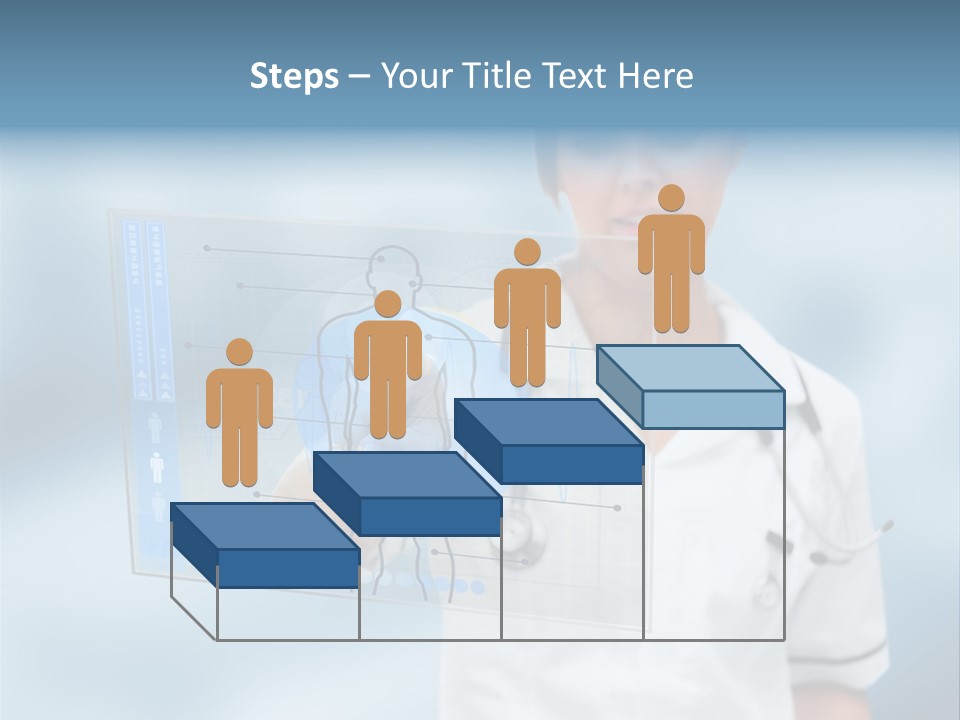 Medical Lab Female PowerPoint Template