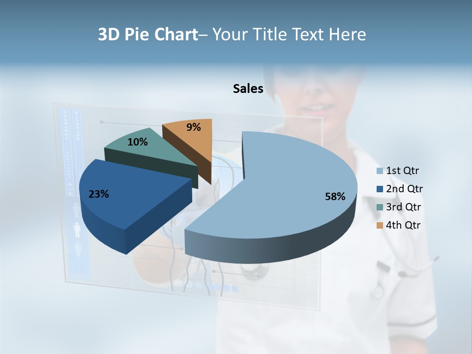 Medical Lab Female PowerPoint Template