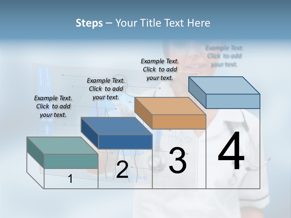 Medical Lab Female PowerPoint Template