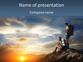 Happy Hiking Hike PowerPoint Template