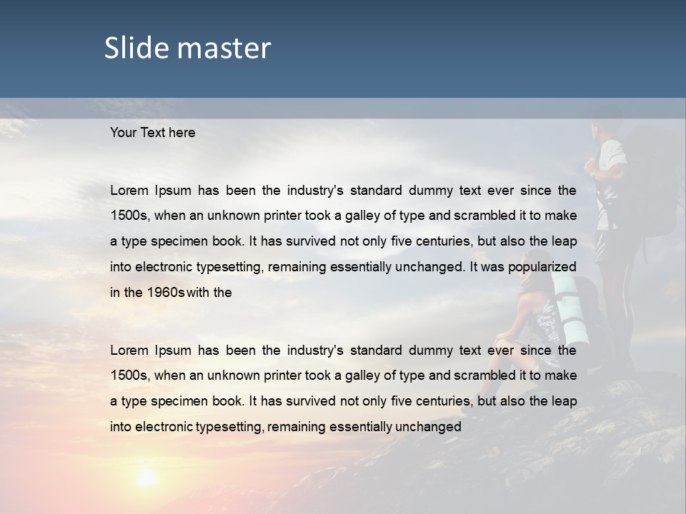 Happy Hiking Hike PowerPoint Template