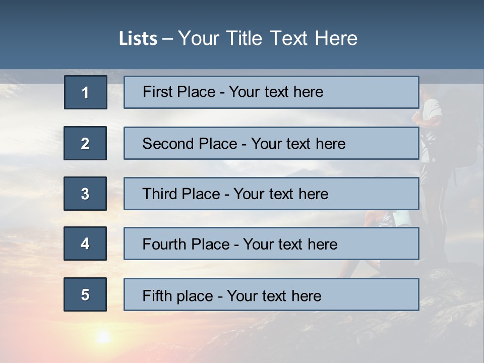 Happy Hiking Hike PowerPoint Template