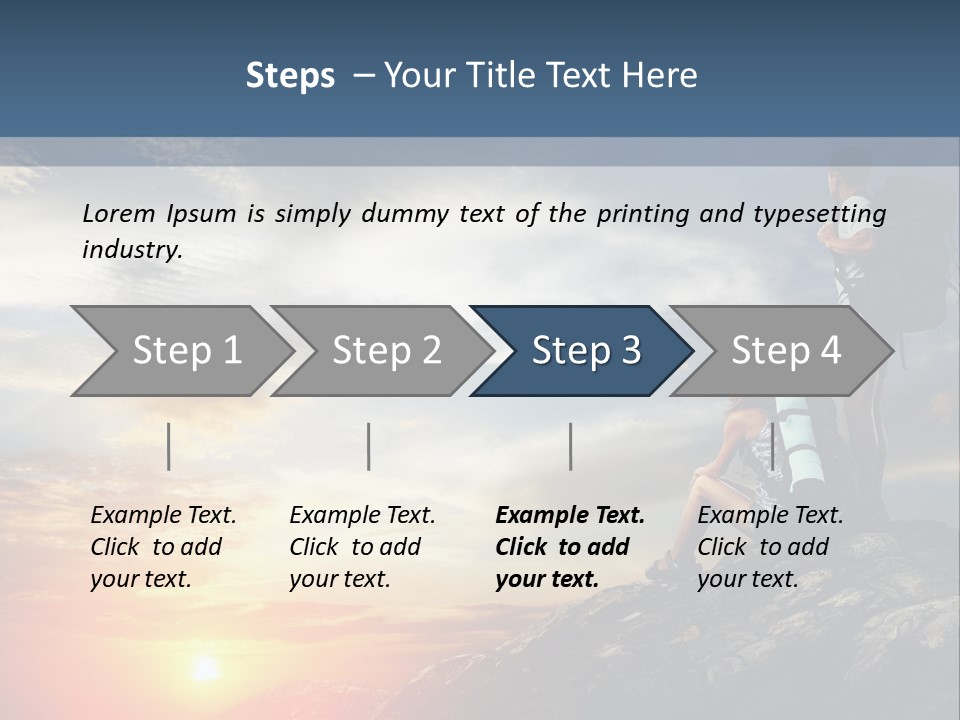 Happy Hiking Hike PowerPoint Template